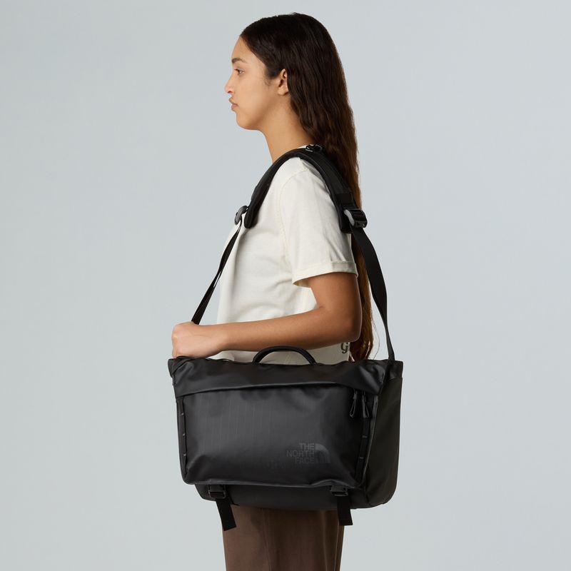 Borsa per laptop da uomo The North Face Base Camp Voyager Rolltop 12 l nero/grigio asfalto 6