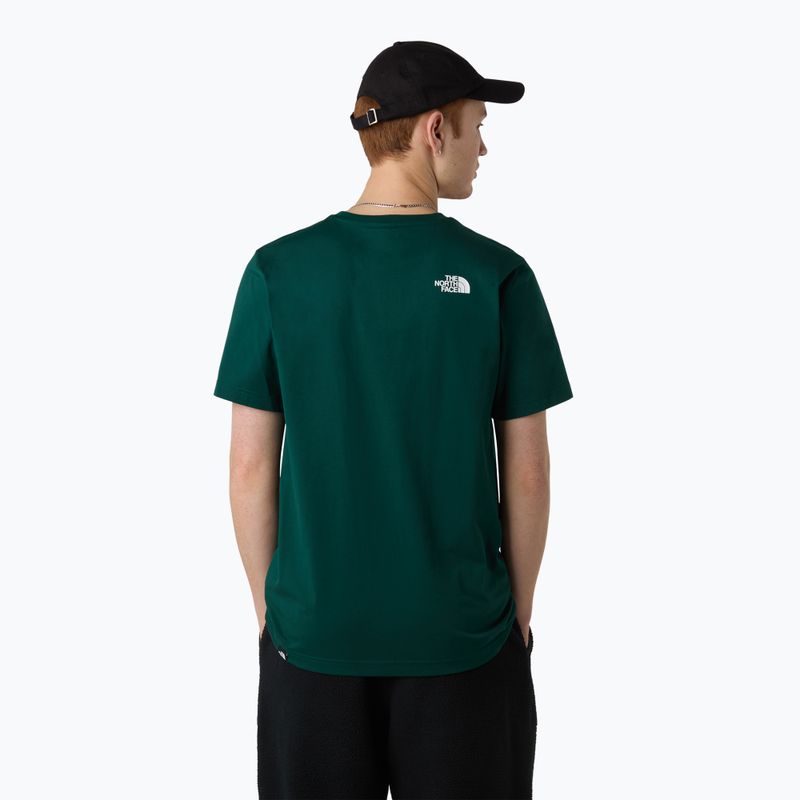 Maglietta da uomo The North Face Simple Dome verde scuro 3