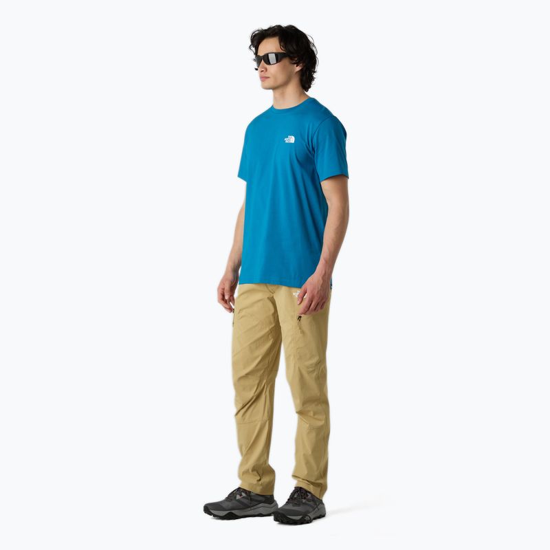 Maglietta The North Face Simple Dome da uomo, blu crepuscolo 2