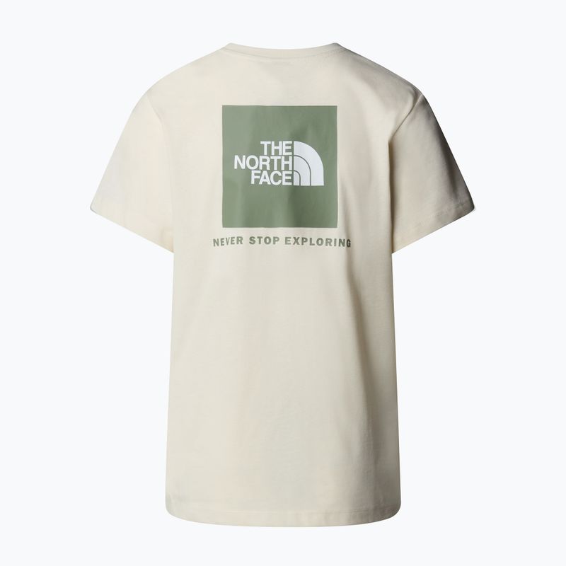 Maglietta The North Face Box Nse Relaxed donna, bianco dune/ardesia muschio 5