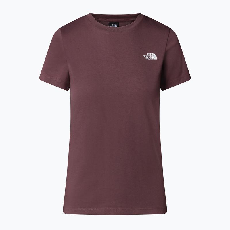 Maglietta The North Face Simple Dome Slim donna quarzo fulvo 4