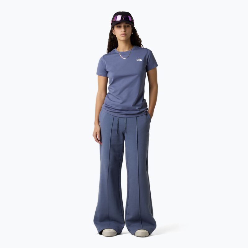 Maglietta donna The North Face Simple Dome Slim blue eclipse 2