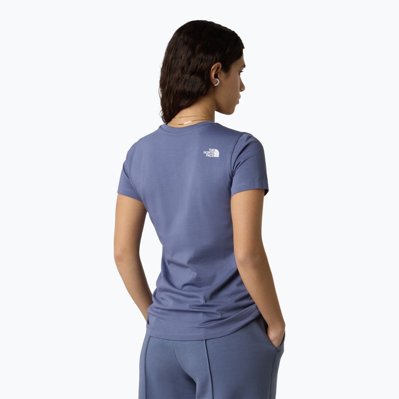 Maglietta donna The North Face Simple Dome Slim blue eclipse 3