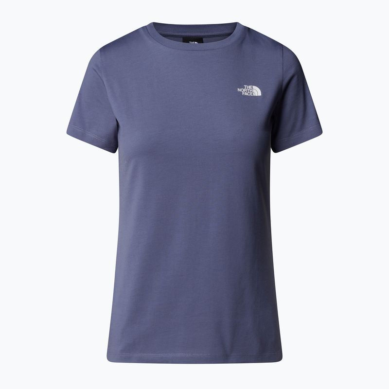 Maglietta donna The North Face Simple Dome Slim blue eclipse 4