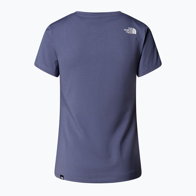 Maglietta donna The North Face Simple Dome Slim blue eclipse 5