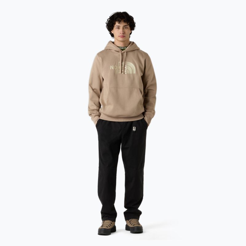 Felpa da uomo The North Face Drew Peak Pullover Hoodie grigio fungo/ghiaccio 2