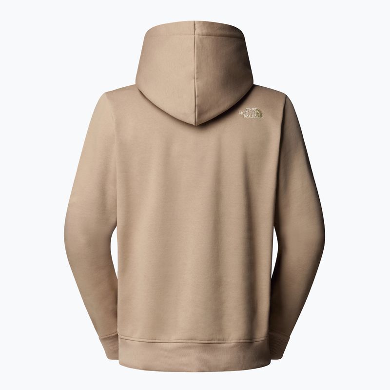 Felpa da uomo The North Face Drew Peak Pullover Hoodie grigio fungo/ghiaccio 5
