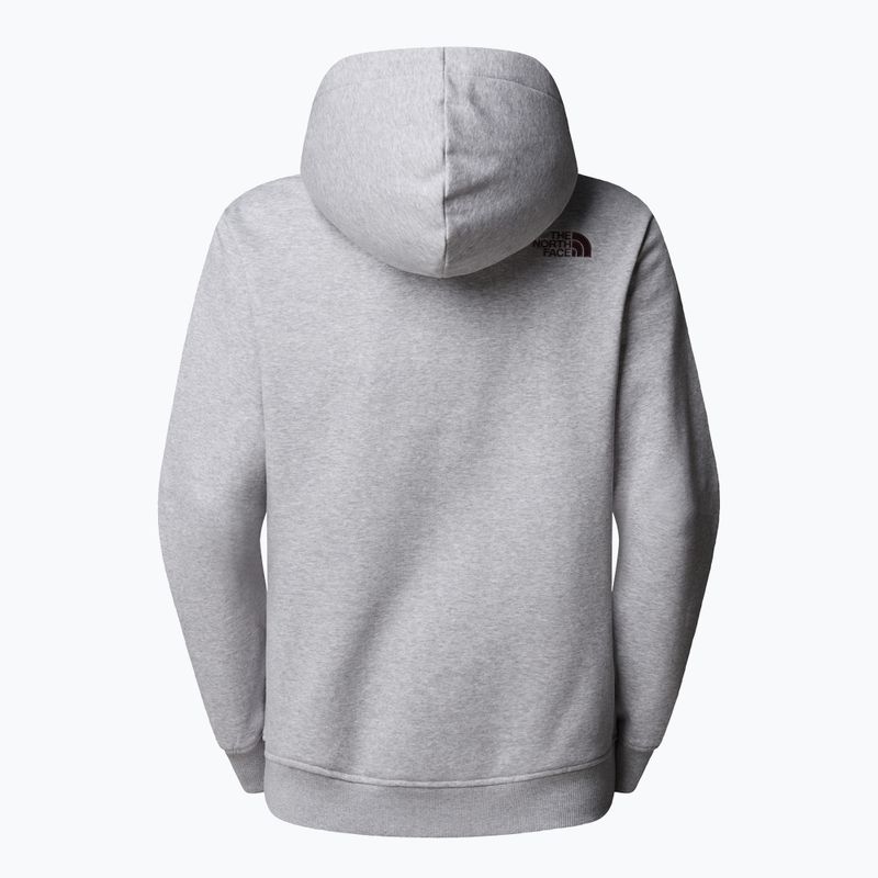 Felpa con cappuccio The North Face Drew Peak Donna grigio chiaro/tawnyquartz 5