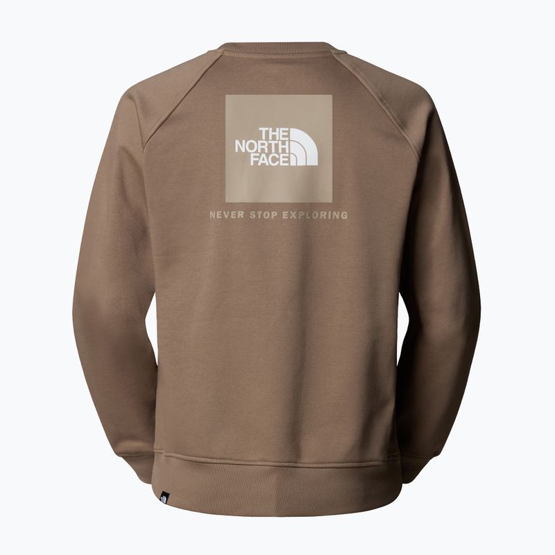 Felpa da uomo The North Face Raglan Box Nse Crew mocha brown/mushroom gr 2