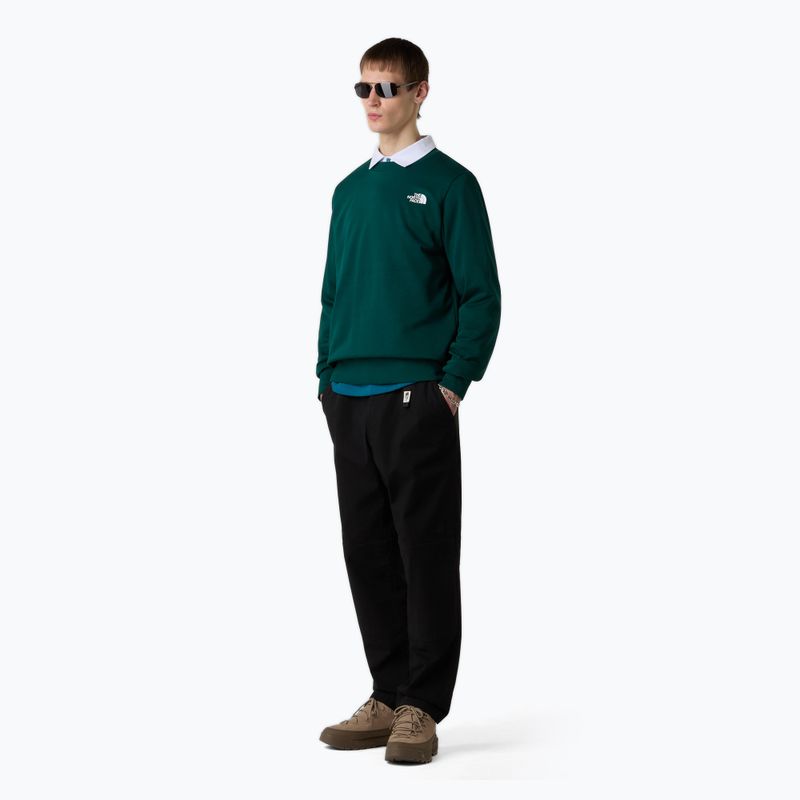Felpa da uomo The North Face Simple Dome Crew verde cacciatore 2
