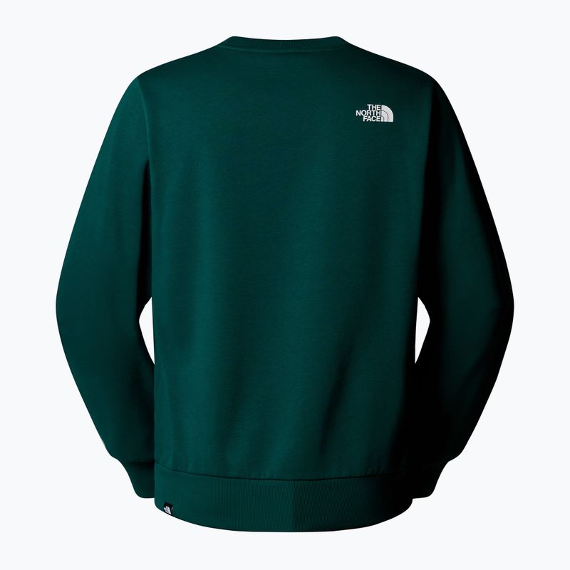 Felpa da uomo The North Face Simple Dome Crew verde cacciatore 5