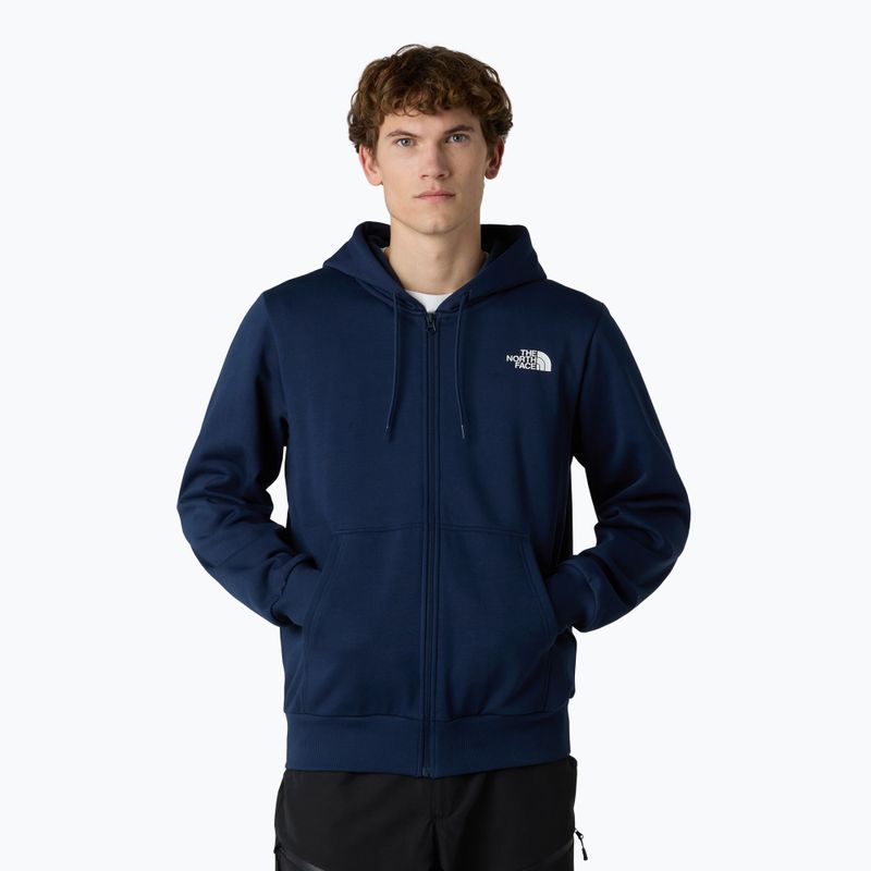 Felpa da uomo The North Face Simple Dome Full Zip Hoodie summit navy