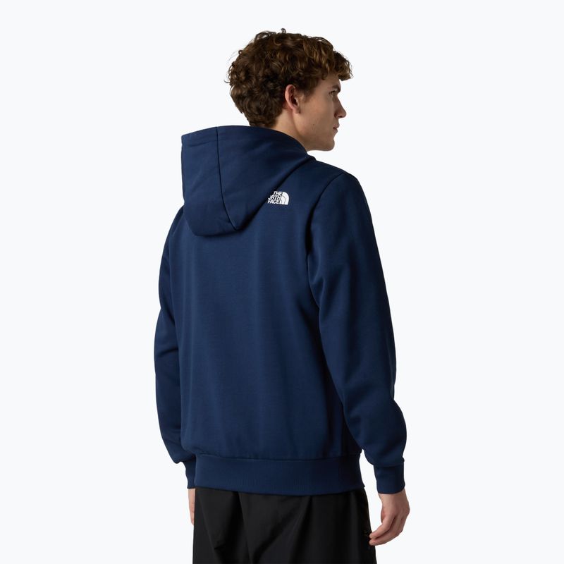Felpa da uomo The North Face Simple Dome Full Zip Hoodie summit navy 3