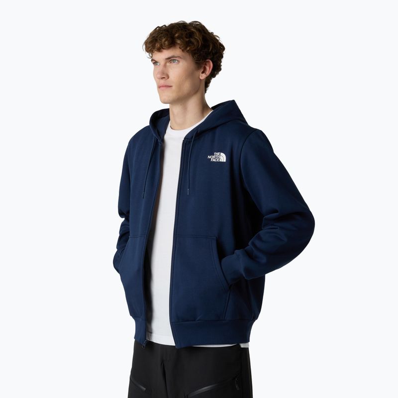 Felpa da uomo The North Face Simple Dome Full Zip Hoodie summit navy 4