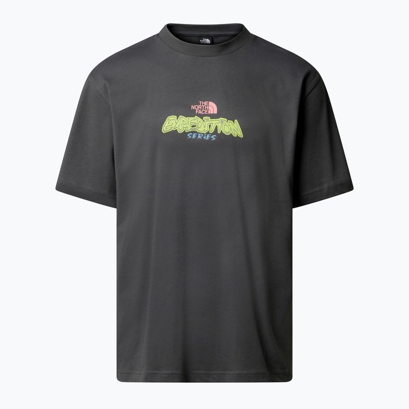 T-shirt oversize The North Face Expedition Celebration Uomo grigio antracite 4