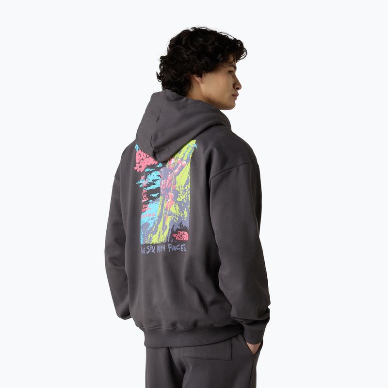 Felpa da uomo The North Face Expedition Celebration Oversized Hoodie anthracite grey 3