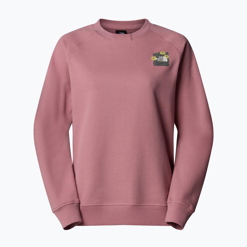 Felpa donna The North Face Connect Relaxed Crew Graphic nostalgia rose 4