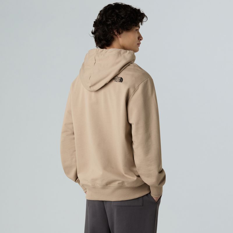 Felpa da uomo The North Face Flower Dome Relaxed con cappuccio GPH grigio fungo 3