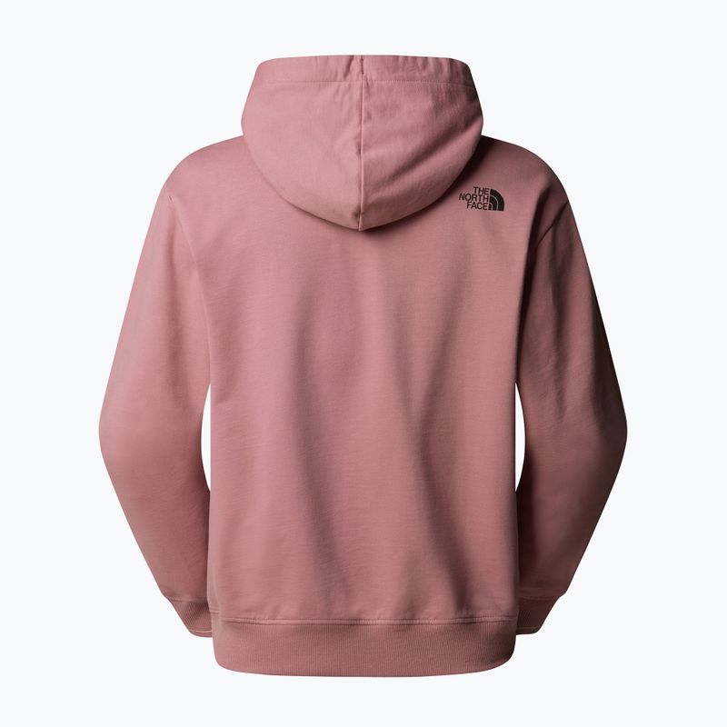 Felpa da uomo The North Face Flower Dome Relaxed Hooded GPH nostalgia rose 2