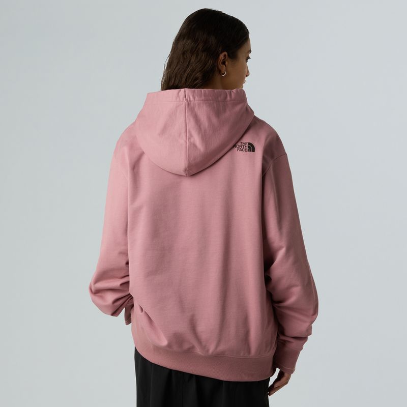 Felpa da uomo The North Face Flower Dome Relaxed Hooded GPH nostalgia rose 5