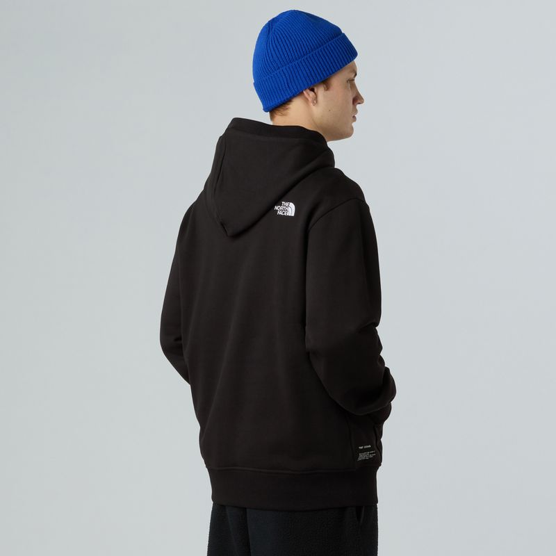 Felpa da uomo The North Face Icon Relaxed con cappuccio nera 3