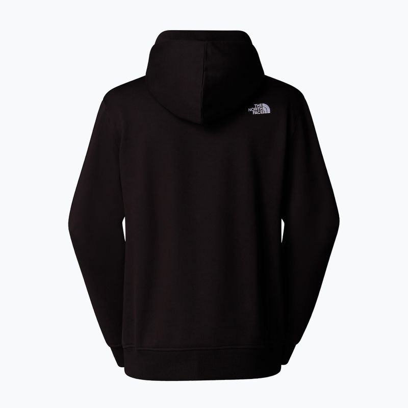 Felpa da uomo The North Face Icon Relaxed con cappuccio nera 5