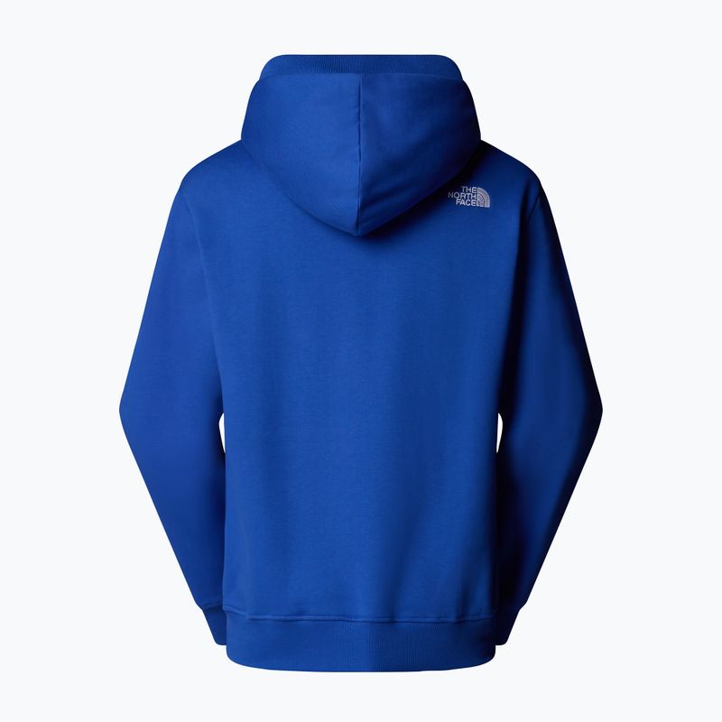 Felpa da uomo The North Face Icon Relaxed con cappuccio blu 5