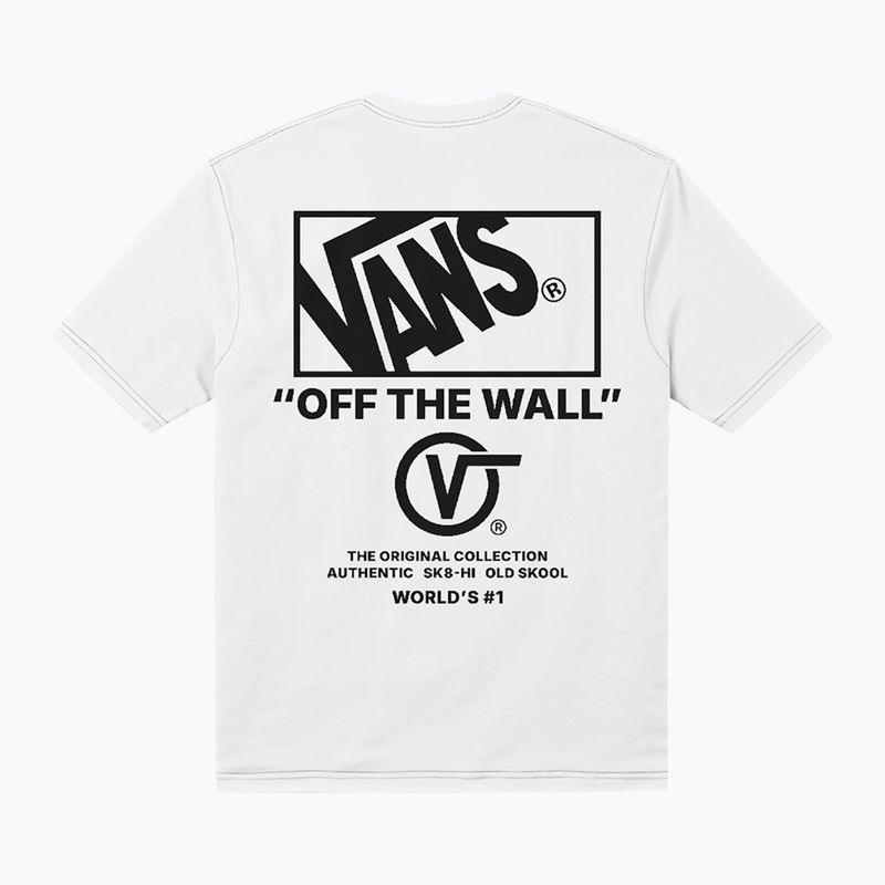 T-shirt uomo Vans Stacked Hi Tee white 5