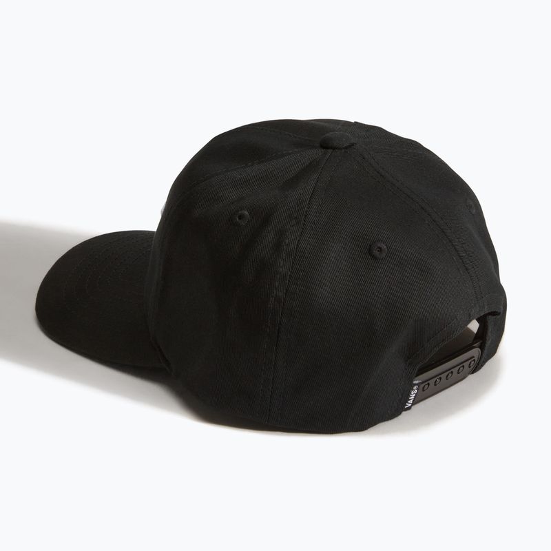 Cappellino con visiera per bambini Vans Drop V Logo Snapback black 2