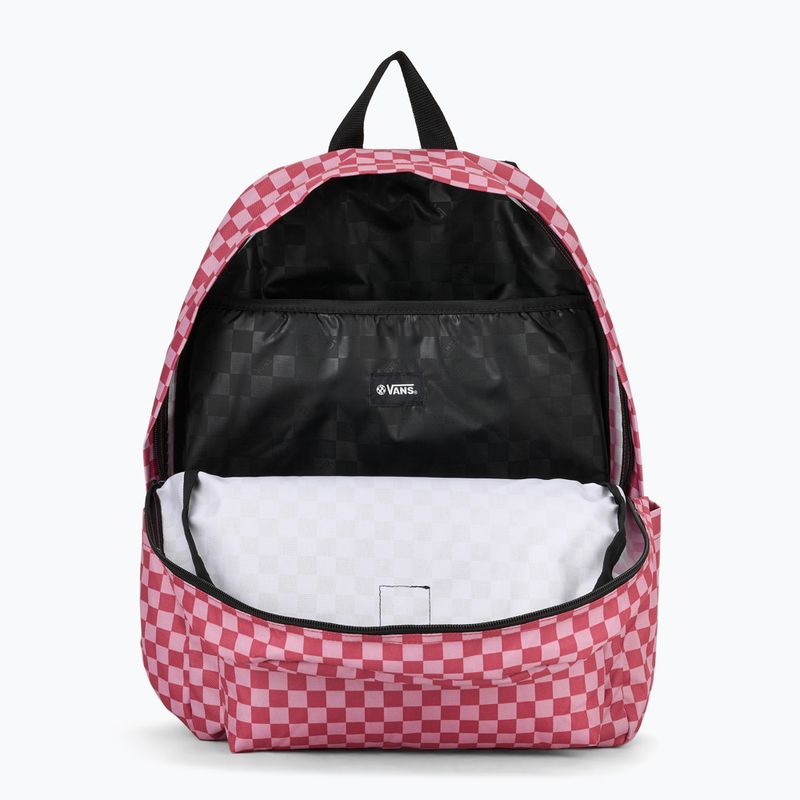 Zaino urbano Vans Old Skool Check 22 l malva 6