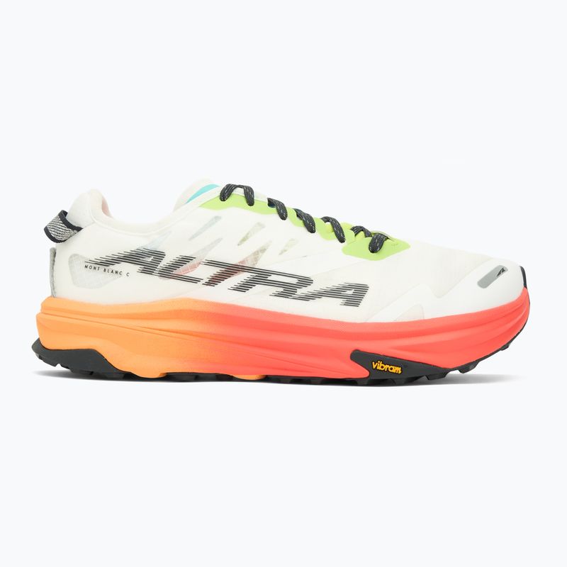 Scarpe da corsa Altra Mont Blanc Carbon bianco/arancio da uomo 2