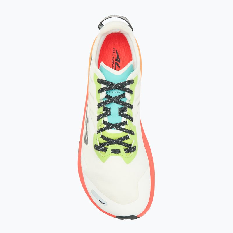 Scarpe da corsa Altra Mont Blanc Carbon bianco/arancio da uomo 5