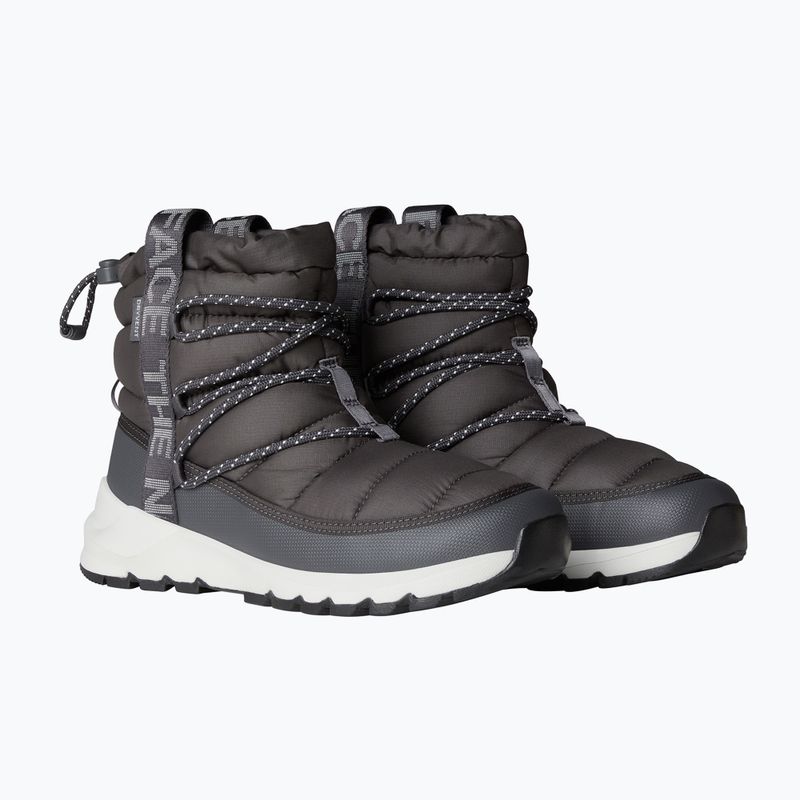 Doposci donna The North Face Thermoball Lace Up WP anthracite grey/white ash 2