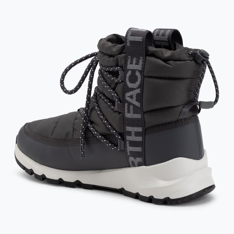 Doposci donna The North Face Thermoball Lace Up WP anthracite grey/white ash 3