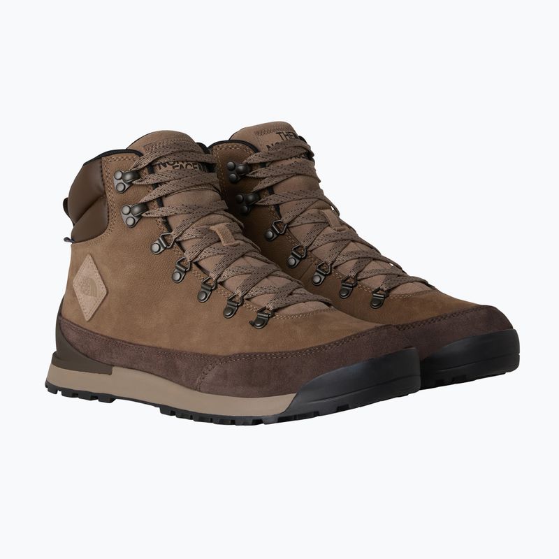 Scarpe da uomo The North Face Back To Berkeley IV Leather WP demitasse brown/garnet 9