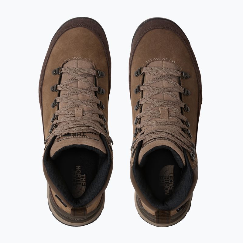 Scarpe da uomo The North Face Back To Berkeley IV Leather WP demitasse brown/garnet 11