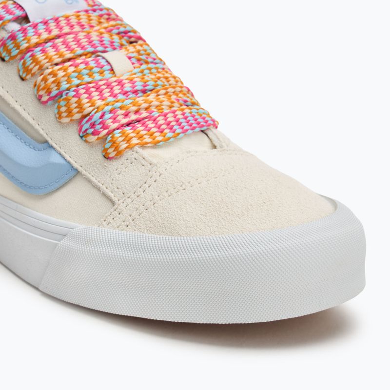 Scarpe Vans Knu Skool con pizzo oversize bianco/blu 7