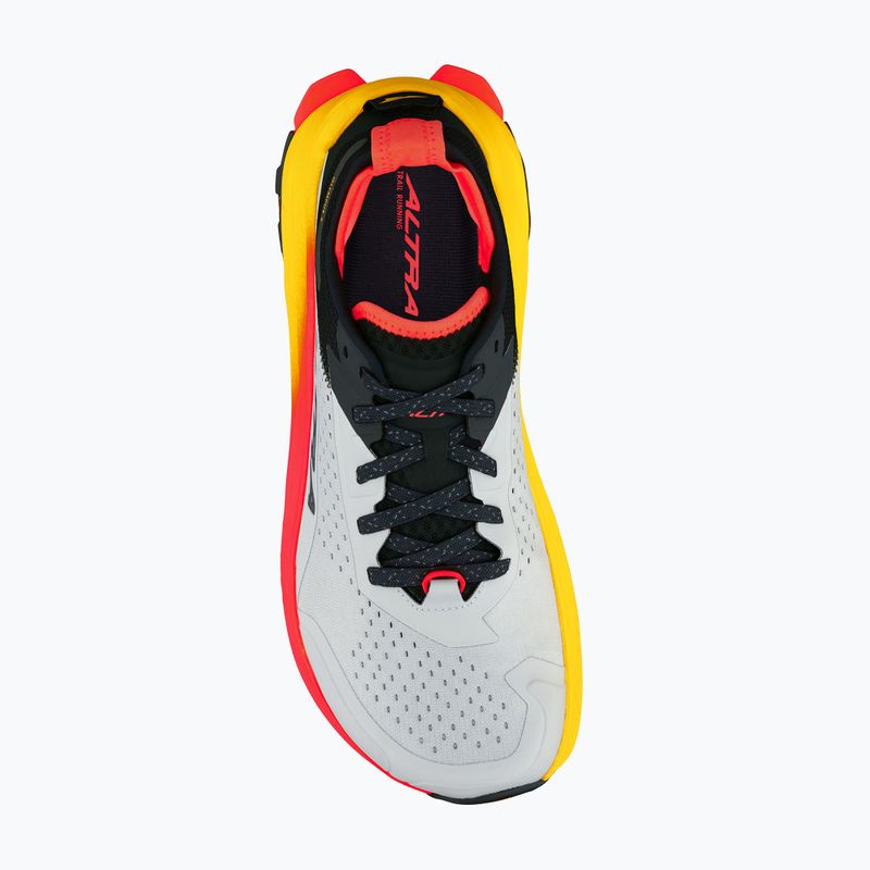 Scarpe da corsa Altra Olympus 6 da uomo grigio/rosso 5