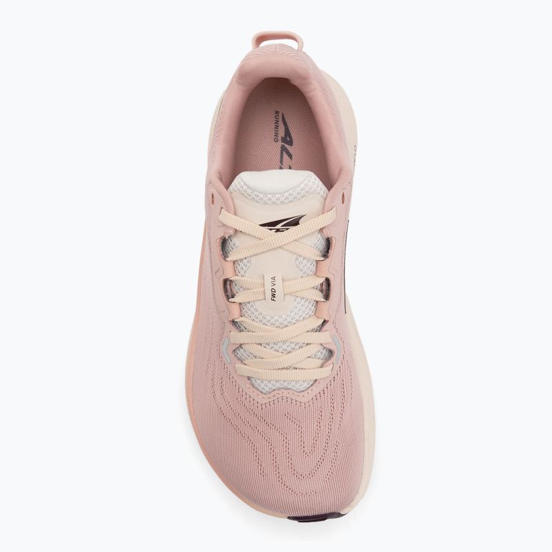 Scarpe da corsa da donna Altra FWD VIA rosa polveroso 5