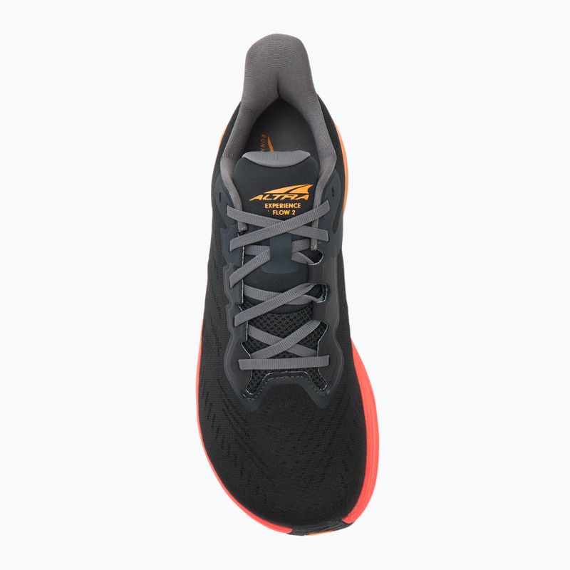 Scarpe da corsa Altra Experience Flow 2 da uomo, nero arancione 5