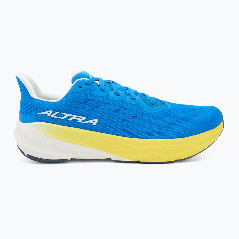 Scarpe da corsa Altra Experience Flow 2 blu/giallo da uomo 2
