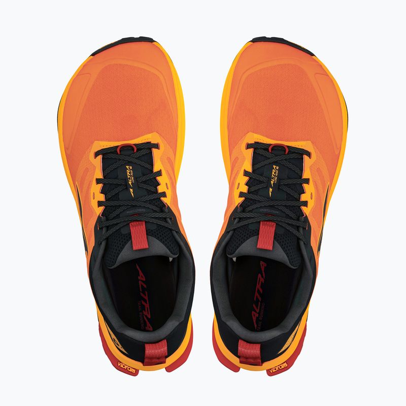 Scarpe da corsa Altra Lone Peak 9+ da uomo, arancione/nero 4