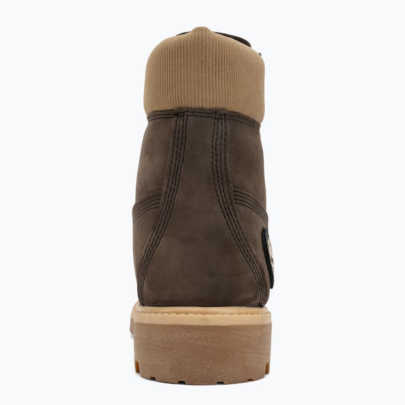 Scarpe da uomo Timberland Premium 6 Inch Lace Up Waterproof dark brown nubuck/olive 6