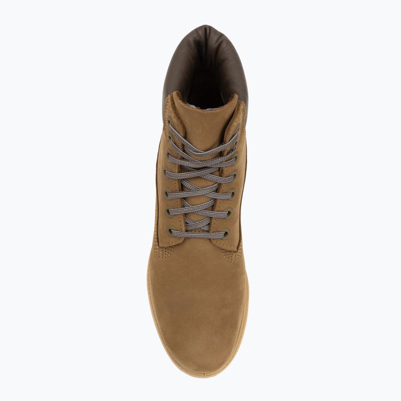 Scarpe uomo Timberland Premium 6 Inch Lace Up Waterproof olive nubuck/dark brown 5