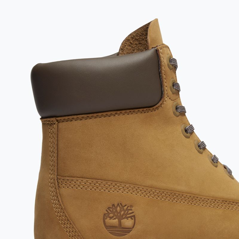 Scarpe uomo Timberland Premium 6 Inch Lace Up Waterproof olive nubuck/dark brown 13