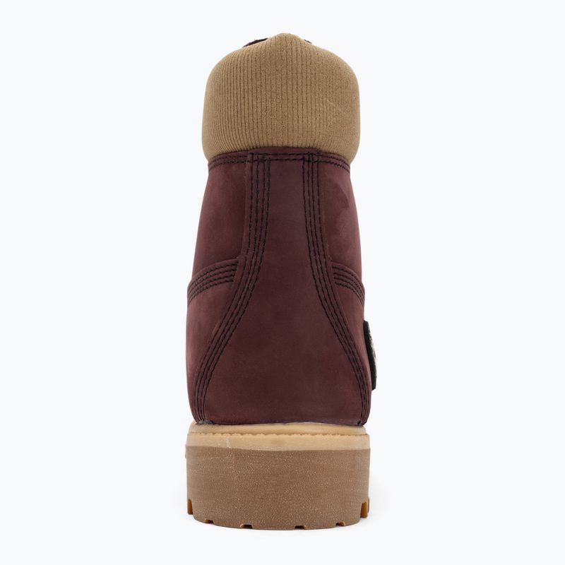 Scarpe da uomo Timberland Premium 6 Inch Lace Up Waterproof burgundy olive 6