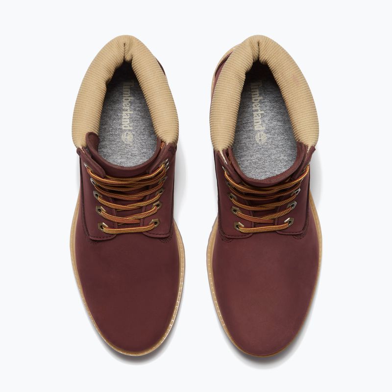Scarpe da uomo Timberland Premium 6 Inch Lace Up Waterproof burgundy olive 5
