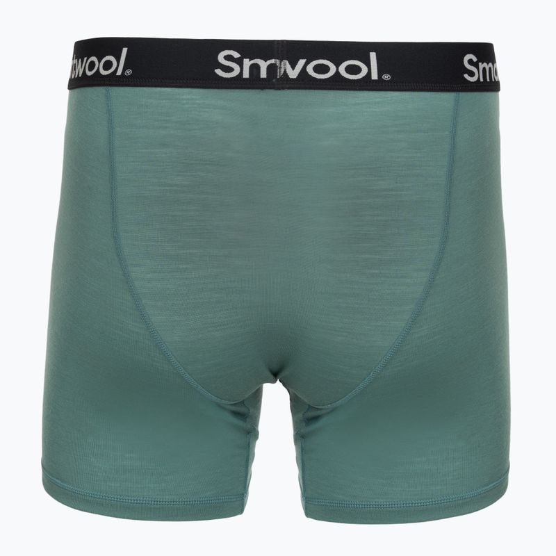 Boxer termici da uomo Smartwool Everyday Merino Boxer Brief Boxed black dusty teal 2