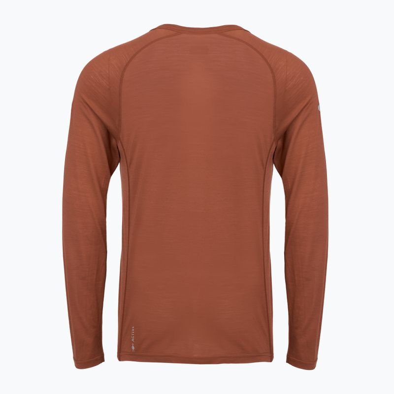 Maglia termica a maniche lunghe da uomo Smartwool Merino Sport 120 burnt sienna 2