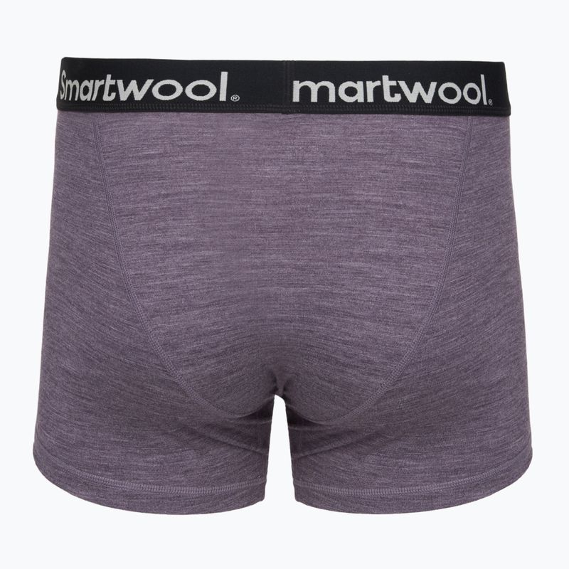 Boxer termici da uomo Smartwool Merino Boxer Brief Boxed purple storm heather 2